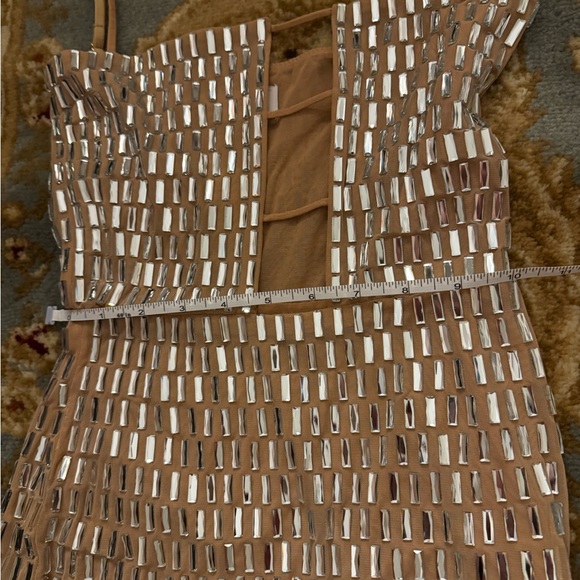 Oh Polly Gold Mini Dress - Picture 10 of 12